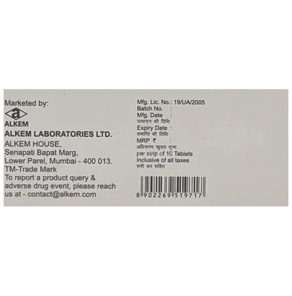 topiroxo 20mg tablet 10's